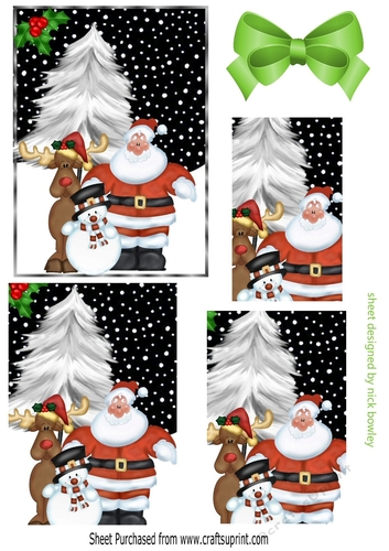 Lovely santa and friends pyramids