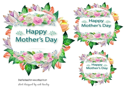 flowers and roses for mothers day toppers
