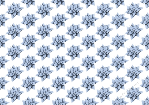 Winter blue poinsettias backing paper (small)