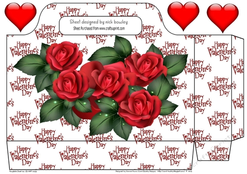 Beautiful red roses with valentine words tote gift bag
