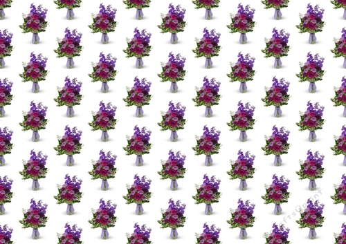 Pretty floral arrangement backing paper (Small)