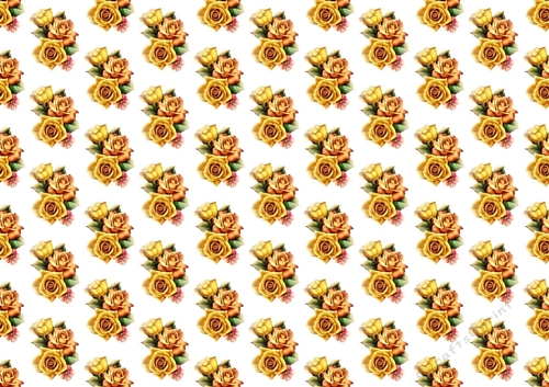 Pretty shades of yellow roses backing paper (small)