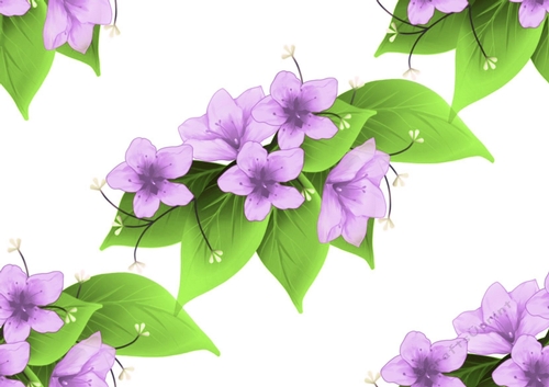 Pretty purple flowers (big) backing paper