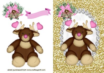 Cute Little Brown Reindeer
