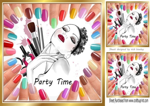 Spoilt for choice with colours pretty nails PARTY TIME! 8x8