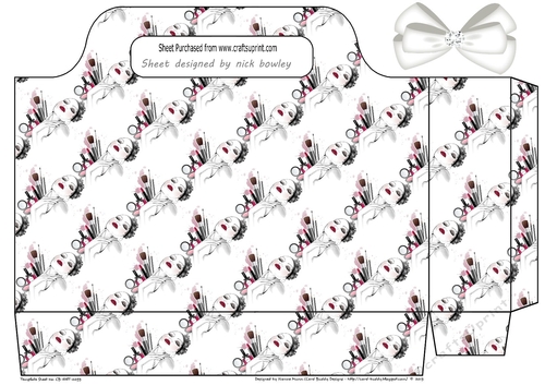 Makeup Girl Tote Gift Bag