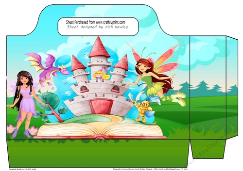 Magical Faerie Castle tote gift bag