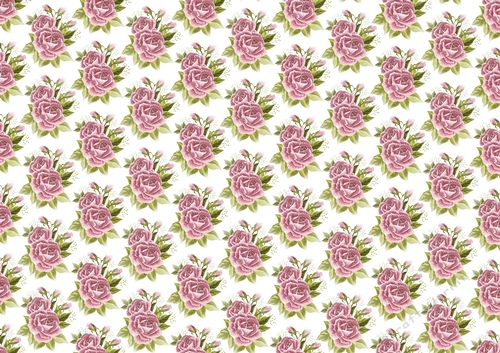 Pretty Pink Roses with Gyps backing paper (small)