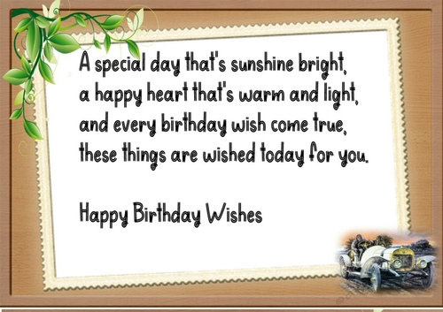 Lovely A4  Vintage Car  (Three) insert Big Card