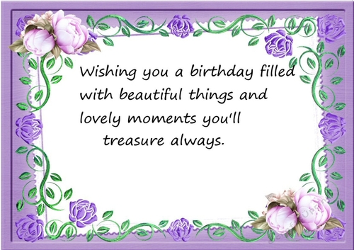 Pretty lilac garland lilac roses Frame A4 Verse Big