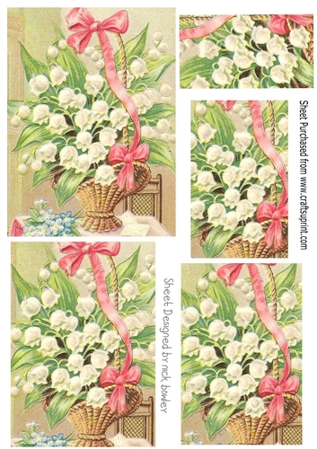 Beautiful Lily of the valley pyramids