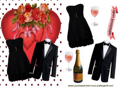 Hearts & Roses for a Anniversary