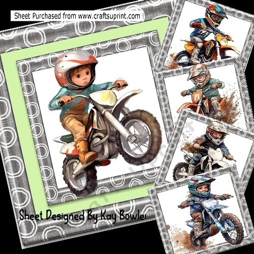 Boys Dirt Bikers 8x8 Mini Kit