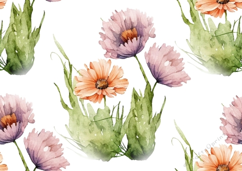 Pretty Floral Backing Paper (Big)