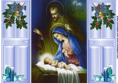 Beautiful Religious Christmas Gatefold