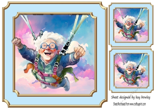 Who Says Grannies Dont have Fun! Go Granny 8x8 (One)