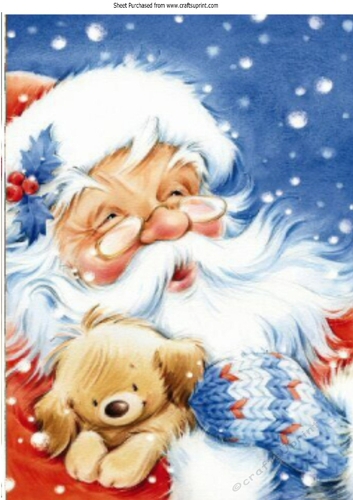 Lovely Jolly Santa  A4