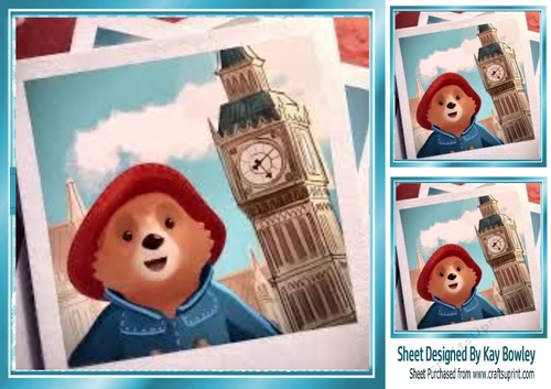Lovely Paddiginton Bear Staying In London 8x8