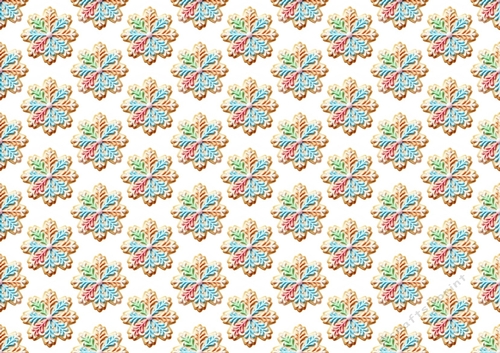 Yummy Christmas Cookies (SMALL) Background Paper