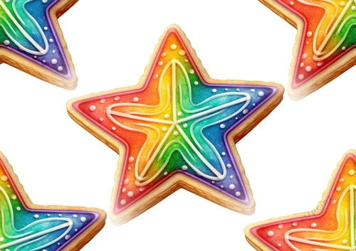 Yummy Christmas Cookies (BIG) Background Paper One