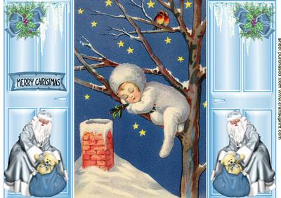 Staying Here, Waiting for Santa Gatefold