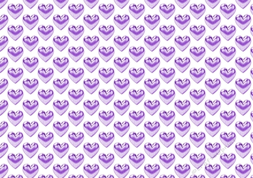 Pretty Purple Hearts Backing Paper