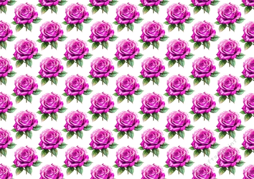 Pretty Watercolour Pink Roses Backing Paper (SMALL)