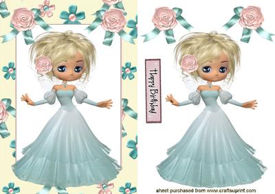 Little Spring Fae, with a Pretty White Dress