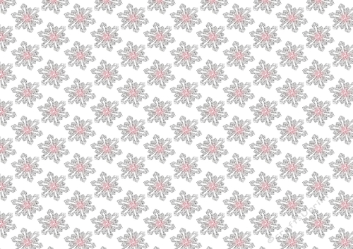 Christmas Diamond Snowflake With Pink Backing Paper