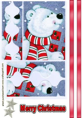 Cute White Polar Bear, Wavyside Stackers