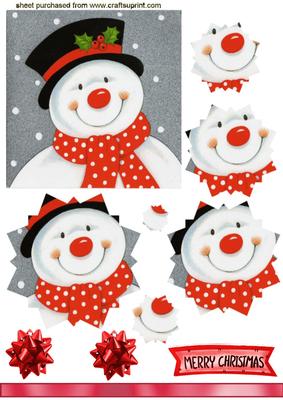 Snowman in Black Hat, Star Pyramids