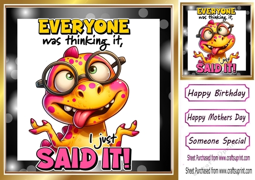 Funny Quotes From Funny Animals 8x8 (ONE)
