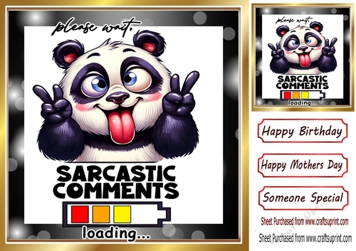 Funny Quotes From Funny Animals 8x8 (FOUR)