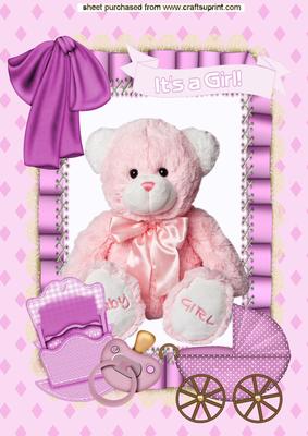 It's a Girl, A4 Topper