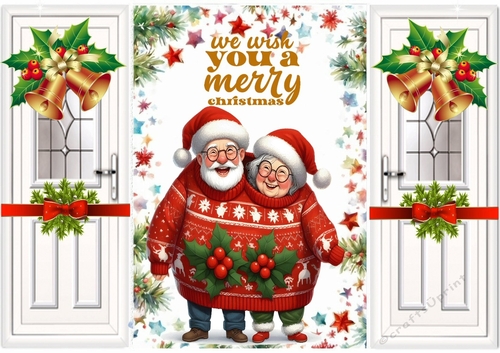  We Wish You A Merry Christmas Silly Nan & Gramp Gatefold