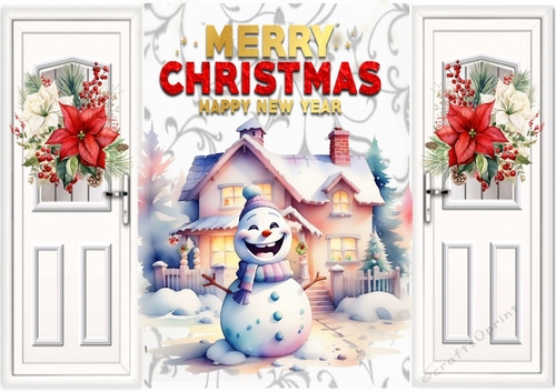 Funny Snowman With White Gatefold (ONE)