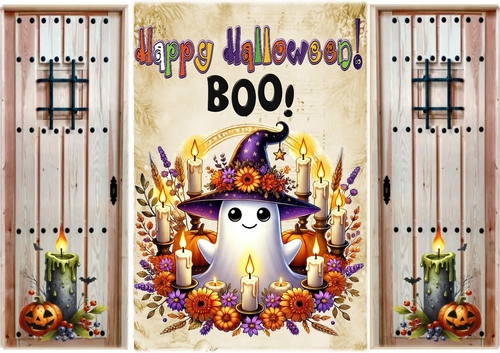 Halloween Cute Ghost Gothic Gatefold (ONE)