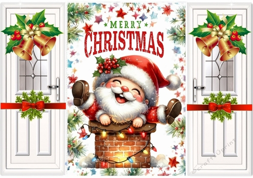 Cheeky Santa Gatefold (THREE)