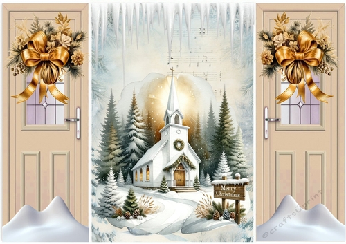 Pretty Vintage Rustic Christmas Gatefold (THREE)