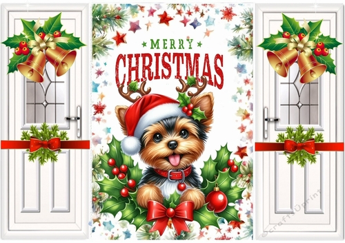 Cute Puppy With Holly Gatefold (TWO)
