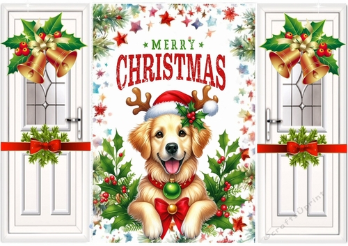 Cute Puppy With Holly Gatefold (FOUR)