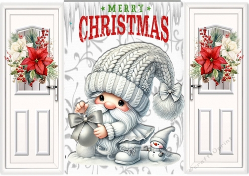 Cheeky Silver Gnome With Icicles Gatefold (ONE)