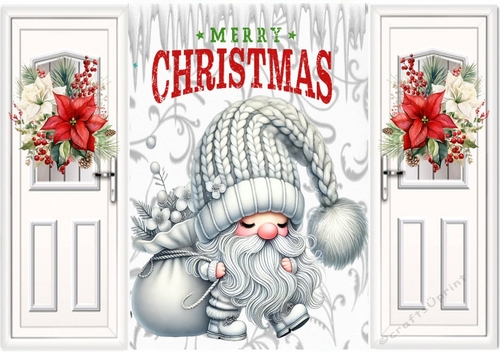 Cheeky Silver Gnome With Icicles Gatefold (FOUR)