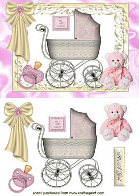 Baby Girls Pram