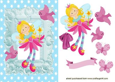 Rainbow Faerie, with Little Pink Birds