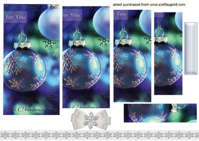 Christmas Blue Baubles