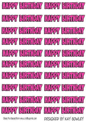 Happy Birthday Pink