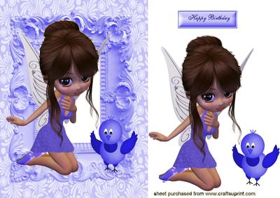 Little Bluebell, with Blue Bird