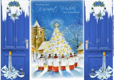 Noel! Noel! Christmas Carol Singers Gatefold