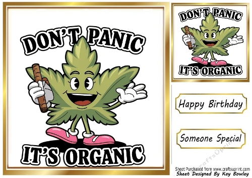 Funny 8X8 Topper With Humour Caption (NINE))